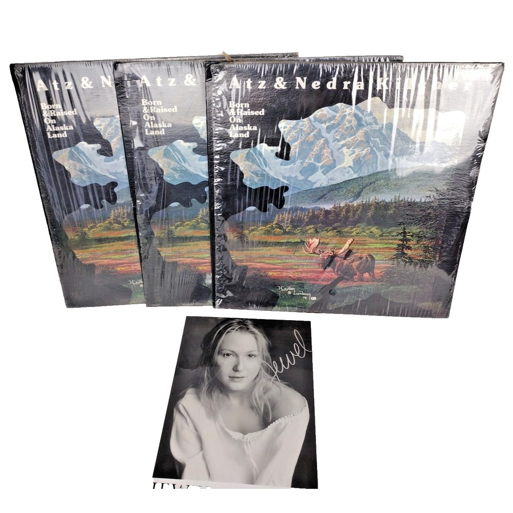 JEWEL Signed Autographed 8x10 Photo 3 New Record LP's From Her Dad Atz Kilcher - Picture 1 of 13